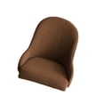 thumbnail image 2 of 1pc Wing Back Dining Chair Cover Reusable Protector Seat decor arm wingback Covers for Decor light coffee, 2 of 9