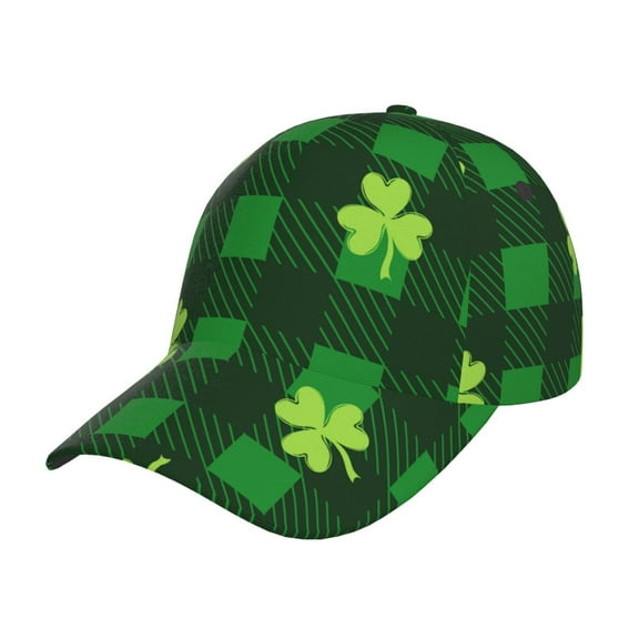 Easygdp Happy St. Patrick's Day5 Baseball Cap with Adjustable Buckle – Lightweight, Breathable, Sweat-Absorbent Hat for Outdoor Activities, Sports, and Casual Wear