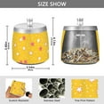thumbnail image 2 of Yayeee Ashtray with Lid for Cigarette Smokeless Stainless Steel Home Ash Holder, White Stars, 2 of 7