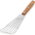thumbnail image 2 of New Star Foodservice 43068 Wood Handle Fish Spatula, 6.5" Blade, Silver, 2 of 5