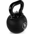 thumbnail image 2 of Champion Sports Rhino Kettlebell Weight, 6 lbs, Rubber, Black - Durable Kettle Bell with Smooth, Ergonomic Handle for Working Out - Free Weights for Exercises - Premium Strength Training Equipment, 2 of 6