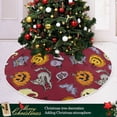 thumbnail image 6 of FMSHPON Halloween Pumpkin Cats Xmas Christmas Tree Skirt Stand Mat for Holiday Party Decoration Indoor Outdoor 36 inches, 6 of 6
