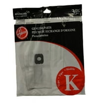 Replacement Part For Hoover Vacuum Bags Style K # 4010028K