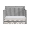Oxford Baby Farmington 4in1 Convertible Crib, Rustic Gray, Wooden Crib