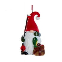 Gnome Fisherman Ornament