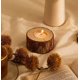 thumbnail image 2 of Portavelas de Madera Natural – Paquetes de 6 Piezas – Estilo rústico – Perfectos para Decoración de Mesa, Manualidades y Regalos Personalizados., 2 of 4
