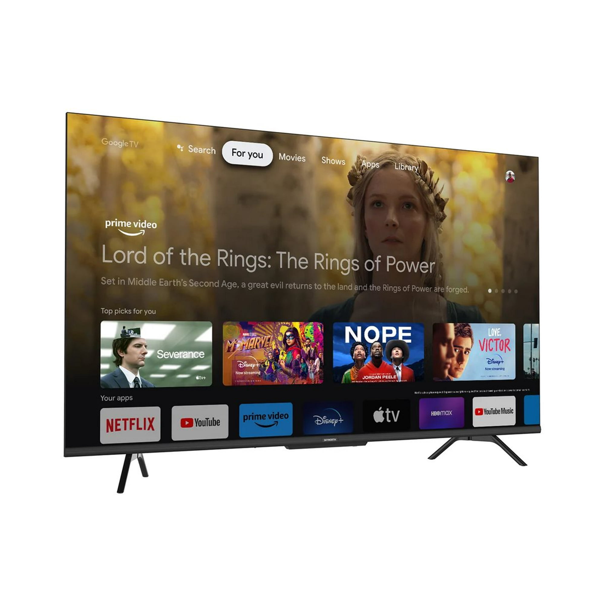 Skyworth 43-Inch 4K UHD Smart TV, UE7600 Series Google TV with