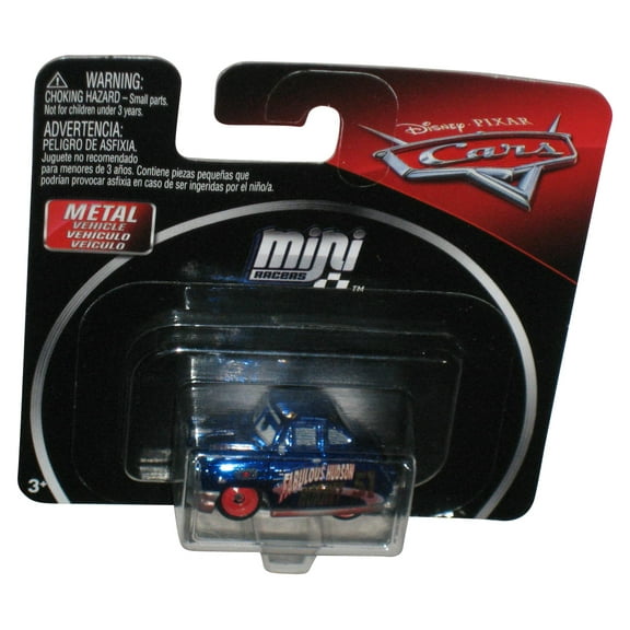 Disney Cars Movie Mini Racers (2017) Metallic Dirt Track Fabulous Hudson Hornet Metal Toy Car