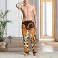 thumbnail image 6 of Lsque Fall Farmhouse Pumpkins Print Men's Pajama Pants, Lounge Pant - Comfortable Home Wear,Elastic Waistband, Stylish Design-Small, 6 of 9