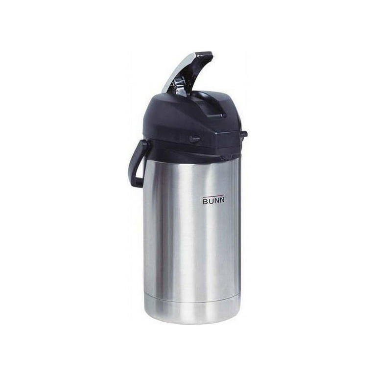 2.5 Liter Lever Action Airpot, Stainless Steel/Black 2.5 Liter Lever Action Airpot, Stainless Steel/Black