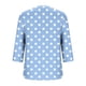 thumbnail image 4 of mfyjkho Tops Para Mujer, Blusa Informal Con Cuello En V Y Mangas 3/4 Para Mujer, Talla Grande, Estampada, Moderna Y Cómoda. Tops Y Blusas Para Mujer Xxl, 4 of 5