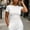 White, variant on Ankola Women Elastic Workout Shirts Breathable Compression Quick Dry Gym Lightweight Basic Fitted Tops