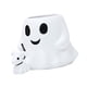 thumbnail image 1 of Jarrón de flores con forma de cubo y fantasma de Halloween, soporte para bolígrafos, maceta de resina para balcón y hogar Sin flores, 1 of 8