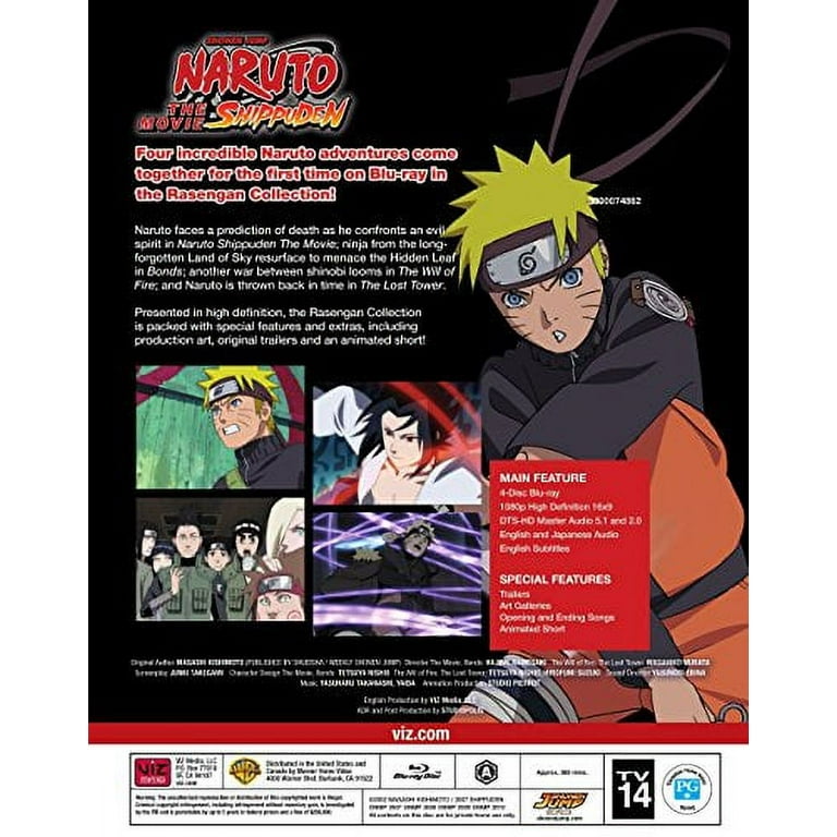 Naruto Shippuden The Movie 4: The Lost Tower Blu-ray