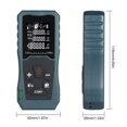 thumbnail image 2 of Laser Distance Meter Handheld 1.6-inch LCD Diastimeter Bubble Level Pythagorean Mode Measure Distance Area and Volume, 2 of 5
