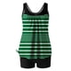 thumbnail image 5 of Traje de baño de 2 piezas para mujer, trajes de baño para mujer, traje de baño de dos piezas con estampado y lazo para mujer de tallas grandes, shorts de baño para mujer, 5 of 6
