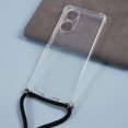 thumbnail image 3 of For Oppo A58 4G Case Precise Cutout Soft TPU Clear Phone Cover with Lanyard Banmo, 3 of 5
