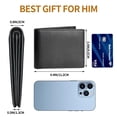 thumbnail image 4 of Billetera MARZAHAR de piel auténtica con bloqueo RFID para hombre, 4 of 6