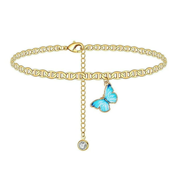 Download Kaboer Kaboer Dainty Ankle Bracelets For Women Butterfly Beach Anklet Gold Beaded Layered Beach Butterfly Anklets Summer Beach Foot Jewelry Gold Walmart Com Walmart Com