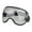 Clear, variant on Windproof Motorbike Glasses Bubble Shield Eyewears with Wide Views for Long Distance Riders Enthusiasts Clear Visibility