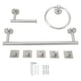 thumbnail image 2 of Bathroom Fixtures, Bathroom Hardware Set Simple Sturdy Fine Workmanship Brushed Appearance Seamless Connection  For Bathroom, 2 of 8
