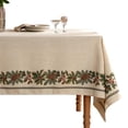 thumbnail image 1 of Mantel ISAENNE de lino para Navidad 160x240 cm Beige, 1 of 9