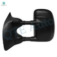 thumbnail image 3 of Driver & Passenger Side Mirrors, Left-Right Manual Adjust Non-Heated Textured Black Manual Folding For 1999-2007 Ford F-550 Super Duty, Door Mirror Pair of 2, 3 of 10