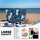 thumbnail image 5 of Disketp Alpaca Astronaut in Space Bolsa de Playa de Gran Capacidad, Bolso Impermeable y a Prueba de Arena para Mujer, Ideal para Playa, Piscina y Natación, 5 of 7