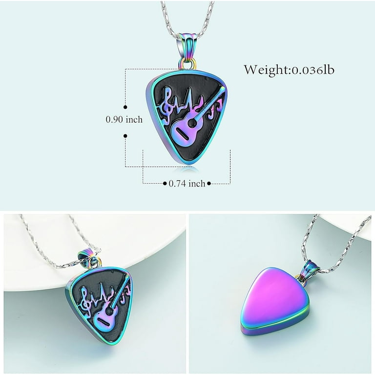 Guitar pick urn necklace hot sale