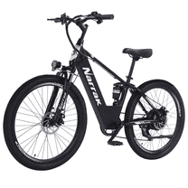 Narrak 26" Electric Bike for Adults, 750W Motor, 48V Built-in Battery Adult Electric Bicycles, Full Suspension Electric Mountain Bike, Step-Over/Thru E Bike,7 Speed