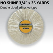 No Shine Tape 3/4th inch X 36 yard roll Double Side Adhesive by Walker Tape Co.