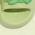thumbnail image 6 of HCNTES Children's Fashion Slides Soft Non-Slip Slippers All Seasons Sandals for Kids Home Beach Pool Casual Loungewear(L01-Green,8.5), 6 of 7