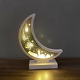 thumbnail image 1 of Islámico Eid musulmán noche luz ornamento artesanía arte para estantes gabinetes Talla S BLESIY Decoraciones de mesa, 1 of 8