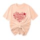 thumbnail image 1 of Camisetas de Manga Corta para Mujeres, Camiseta de Cuello Redondo Impresa de Moda, Primavera Y Verano Casual, 1 of 8
