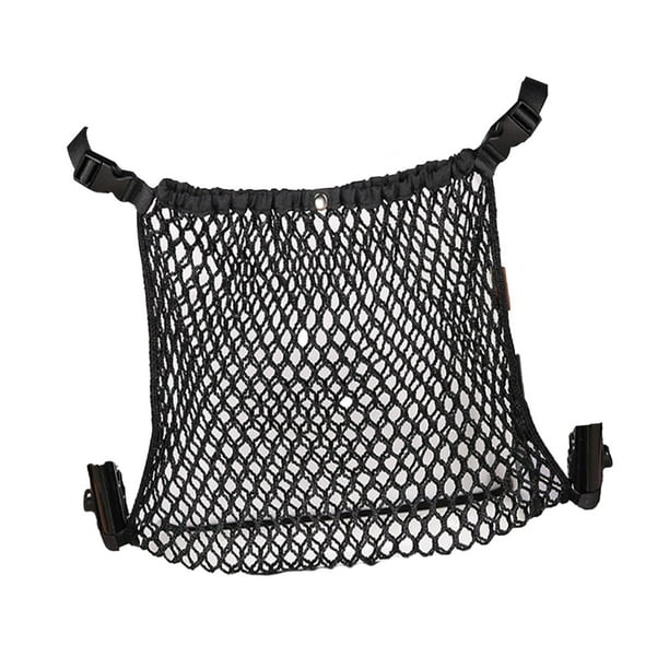 Bolsillo de red Universal para cochecito de bebé, bolsa colgante práctica de gran capacidad, soporte de malla para cochecito infantil para biberones, Hugo Malla para carrito infantil