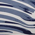 thumbnail image 2 of Simply Daisy Dazzling Zebra Outdoor Pillow, Blue/White, 14 in x 20 in, 2 of 3