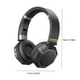 thumbnail image 3 of Ganfancp Auriculares Auriculares Bluetooth Inalámbricos Subwoofer Bluetooth 5.0 Ordenador Móvil Juego Música Deportes Juego Auriculares Ofertas Del Día Sólo En Línea Auricular*1, Cable de Datos*1, Ma, 3 of 7