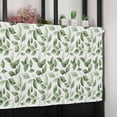 thumbnail image 6 of Green Leaf Valances for Windows Farmhouse Kitchen Curtains Valances Rod Pocket Valance Curtains for Kitchen Windows Country Plant Botanical Spring Summer Window Valances for Bathroom Bedroom 42"x18", 6 of 6