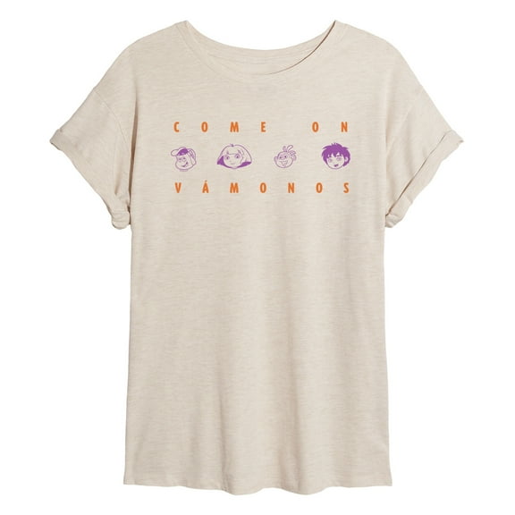 Dora The Explorer - Come On Vamonos - Women's Oversized Graphic T-Shirt