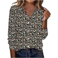 thumbnail image 1 of Camisas de Manga Larga para las Mujeres de Ajuste Suelto Negocios Blusas de Trabajo Casuales, Poliéster Suave Spandex Capa Esenciales, 1 of 7