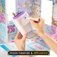 thumbnail image 4 of Rainbow High Color & Play 3-Story Doll House, Design All Walls & Floors with Washable Markers, Furniture, 4 of 9