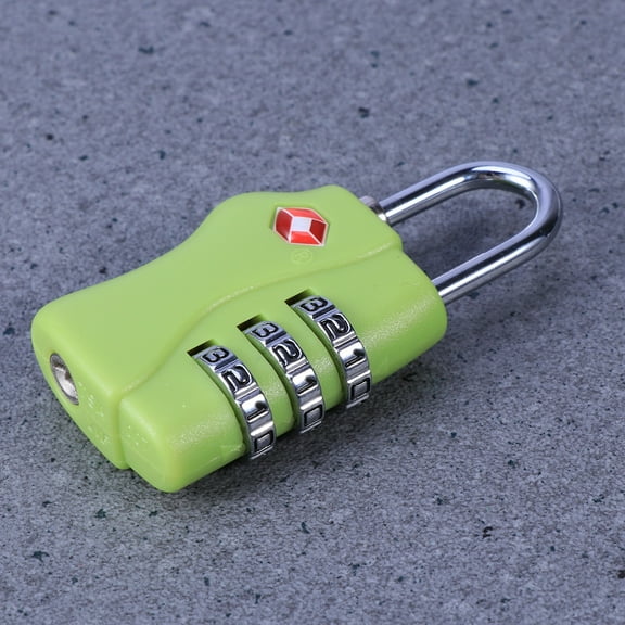GOOHOCHY Suitcases Customs Password Lock Portable Luggage Lock 6.50X3.00X1.20CM Green