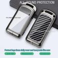 thumbnail image 3 of Key Fob Cover Compatible with Mitsubishi Outlander Eclipse Cross ASX RVR Pajero Sport MK3 Keychain Case Holder Protector,Short-Keychain, 3 of 6