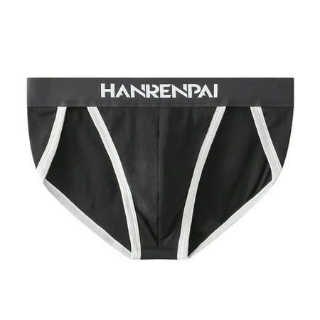 Exclusive Offers Men s Plus Size Underwear  Breathable Briefs  Mid-Rise  Comfort Fit  Soft Mesh  For Workout  Daily Wear  Odor Resistant  Seamless Design  Curvy Fit Skirt|Cotton Black