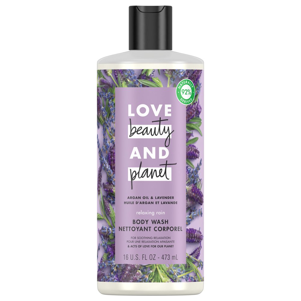Love Beauty and Relaxing Rain Body Wash Argan Oil and Lavender