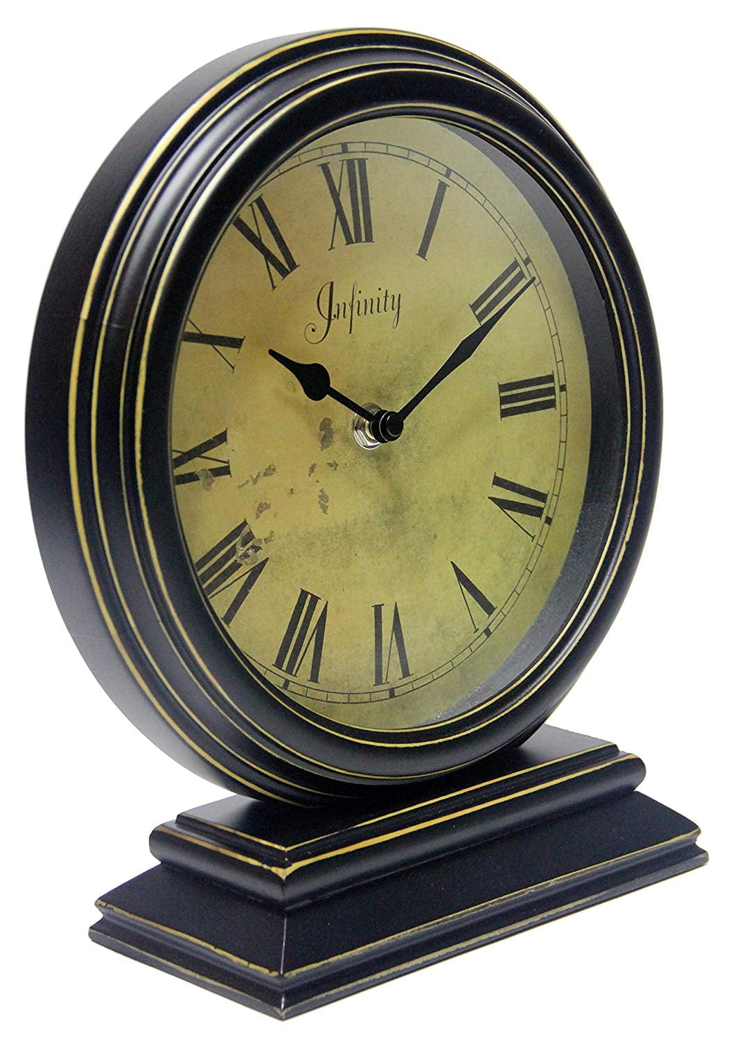 Infinity Instruments The The Dais Antique Table Clock with Personality and Style