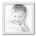 thumbnail image 2 of ArtToFrames 15" x 15" Soft White Picture Frame, 15x15 inch White MDF Poster Frame (WOM-5179),  Pack, 2 of 8