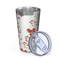 thumbnail image 2 of 16oz Tumblers Red Christmas Gingerbread Man Pattern Stainless Steel Vacuum Insulated Double Wall Travel Tumbler Cups Mug with Lid and Straw,Cleaning Brush for Coffee,Tea, 2 of 4