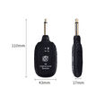 thumbnail image 3 of Portable Guitar Wireless Transmitter&Amp Receiver Transmission Audio Wireless System Built-in Battery for Guitars, 3 of 7