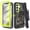 Camo Lime, variant on Thousandgear Compatible for Samsung Galaxy S24 FE Holster Case with Built-In Screen Protector, Heavy Duty Rugged Shockproof Belt Clip Kickstand, Camo Orange